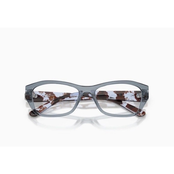 Vogue VO5676 Transparent‎ Blue Women\'s Reading Glasses Demo Lens NIB